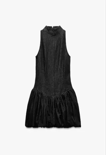 [ 새상품급 ] ZARA 벌룬 데님 원피스 S 사이즈