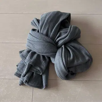 띠어리 실크 x 캐시미어 스톨 그레이 남성용