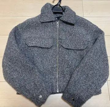ZARA 부클레 크롭 자켓 XS