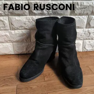 새상품급 FABIORUSCONI 파비오 루스코니 어그 부츠 블랙 23cm