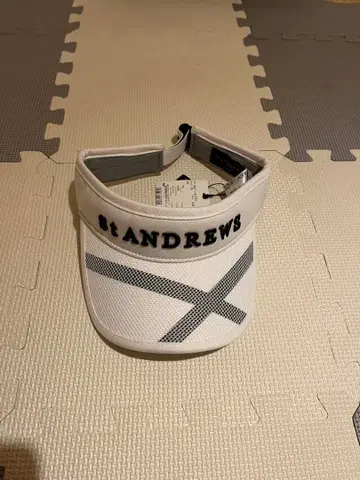 st ANDREWS 화이트 바이저