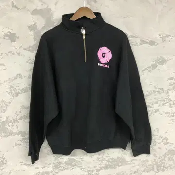 90s JERZEES 저지 하프 지퍼 맨투맨 빈티지