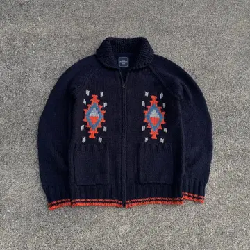 한정판 Y2K 00s vintage Knit zip-up jacket