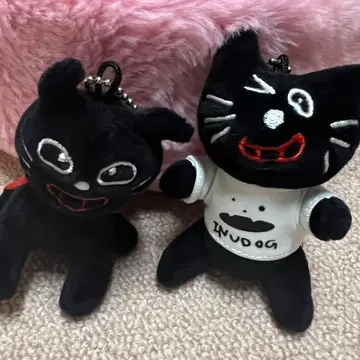 키요 고양이 마스코트 키링 2개