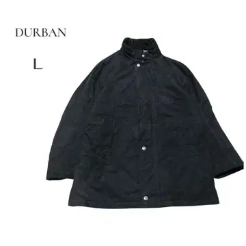 [ 더반 ] DURBAN 스웨이드풍 스탠드 카라 코트 L 양가죽 캐시미어