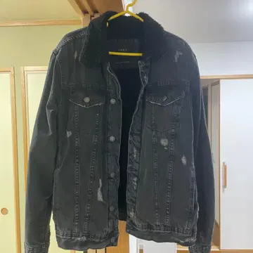 ZARA 보아 데미지 가공 데님 자켓