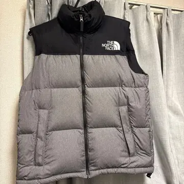 THE NORTH FACE 눕시 베스트 다운 베스트 그레이 블랙