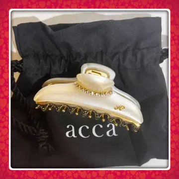 acca 아카 헤어 클립 큐빅 미사용 새상품