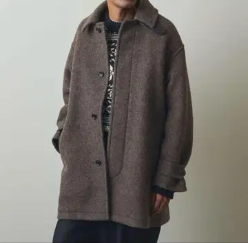 Steven Alan KNITFLEC HALF BALMACAAN COAT