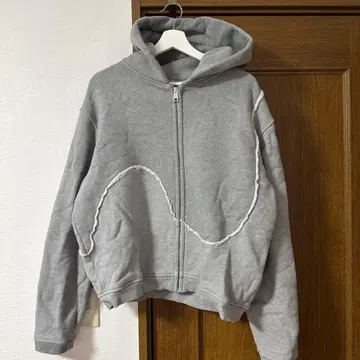 ERL swirl zipped hoodie XL