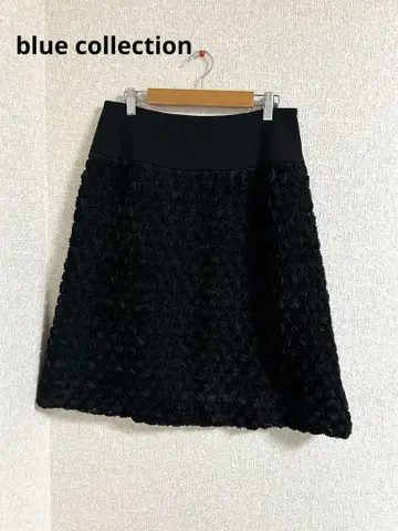 blue collection 장미 모티브 스커트