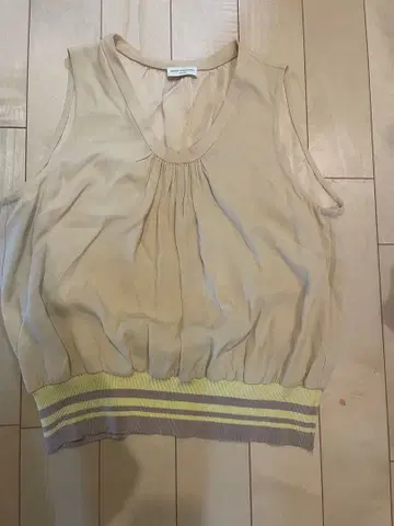 DRIES VAN NOTEN 베이지 V넥 상의 38