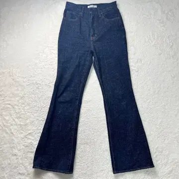 MOUSSY MVS FLARE W25 다크 네이비 가죽 패치