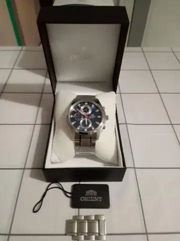 ORIENT 쿼츠 손목시계 파랑