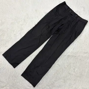 UNIQLO 슬랙스 블랙 허리 76 심플