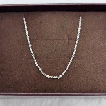 현행 모델 agete 실버 체인 목걸이 아가트 925silver