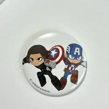MARVEL 어벤져스 캔뱃지 캡틴 아메리카