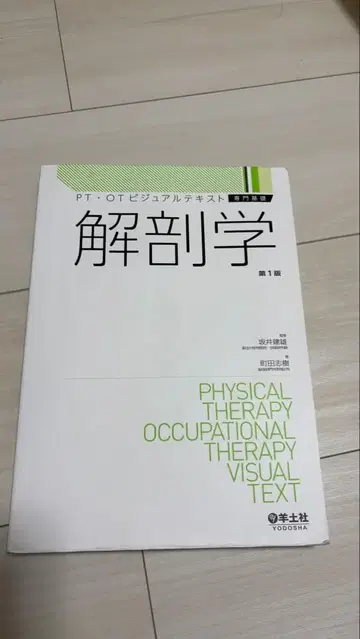 해부학 제1판 PT OT 비주얼 텍스트