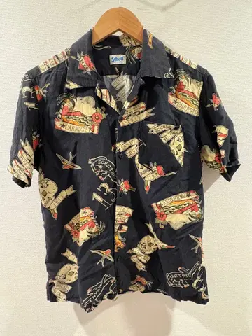 Schott 알로하 셔츠 타투 S 사이즈