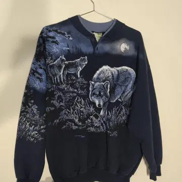 [ 새상품급 ] US 구제 의류 늑대 빈티지 레어 90'S 오버 사이즈