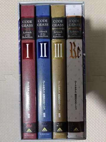 극장판 코드기어스 반역의 를르슈 Blu-ray BOX 전 4권 세트