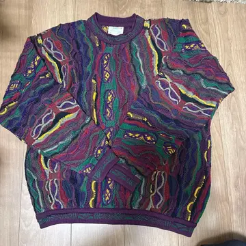 COOGI 쿠지 3D 니트 입체편성 스웨터 레어 vintage