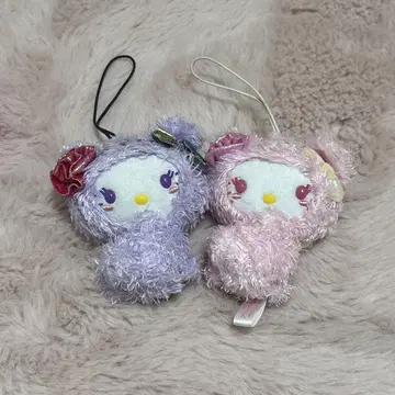 헬로키티 팬더 핑크 퍼플