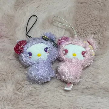 헬로키티 팬더 핑크 퍼플