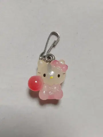 헬로키티 츄파춥스 부적 마스코트 핑크