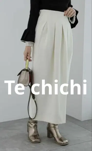 테치치 코쿤 롱 스커트 M 오프 chichi 화이트