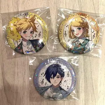 프로세카 감사제 오로라 금박 캔뱃지 KAITO 카가미네 렌 카가미네 린