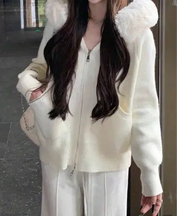 SHEIN 퍼 후드티