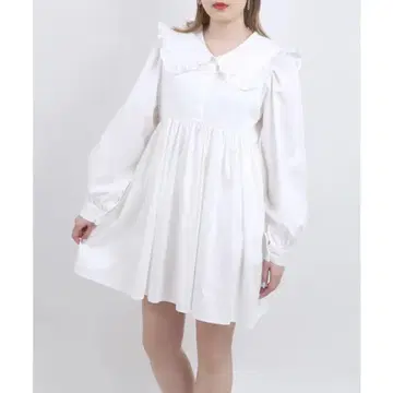PUNYUS 푸뉴즈 프릴 칼라 원피스