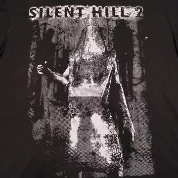 사일런트 힐 피라미드 헤드 호러 게임 티셔츠 삼각형 머리