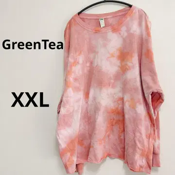 GreenTea 타이다이 긴팔 T셔츠 XXL 여성용