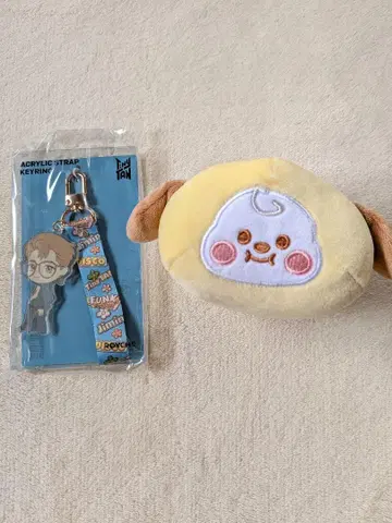 BTS TinyTan 키링 JIMIN CHIMMY 쫀득쫀득 쿠션
