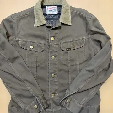 리 Lee STORM RIDER 베이지 데님 자켓 L