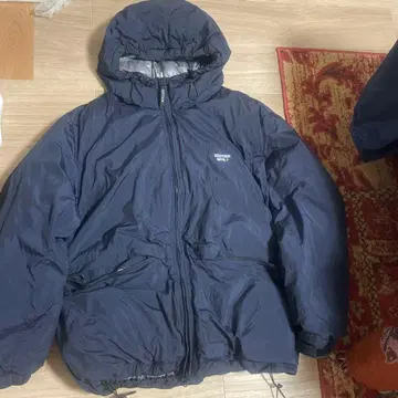 RESTICK 네이비 다운 자켓 짧은 기장