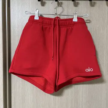 alo 빨간색 맨투맨 숏팬츠 s
