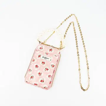 캐스키드슨 멀티 숄더 퍼스 Lace Hearts pink