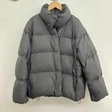 UNIQLO 파우더 소프트 다운 자켓 NANODESIGN 그레이 M