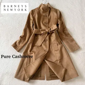 바니스뉴욕 퓨어 캐시미어 100% 롱 코트 벨트