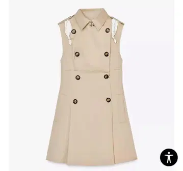zara 스카프 포함 숏 기장 원피스 M