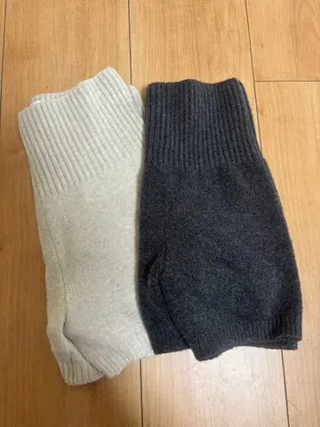 무인양품 여성 코튼 혼방 복슬복슬 니트 오버 팬츠 M