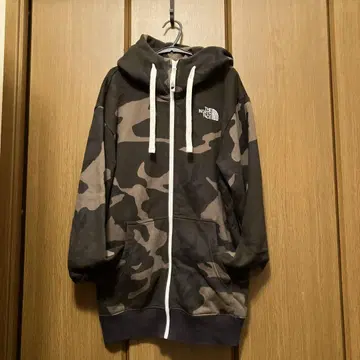 THE NORTH FACE 카모플라쥬 풀 집업 후드티 M