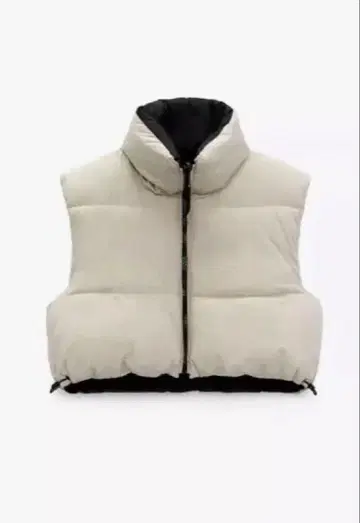 ZARA 리버서블 퍼프 베스트