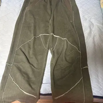 sansangear 산산기어 와이드 스웨트 팬츠 그린