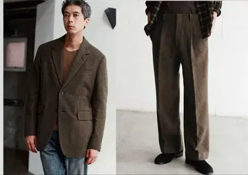 [ 오늘까지 게재 ] Alpaca Tweed Tailored Jacket