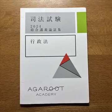 아갈루트 논증집 행정법 2024