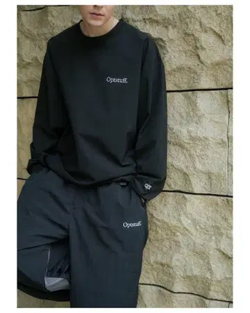 Optstuff DRAWSTRING NYLON LONG-SLEEVE T